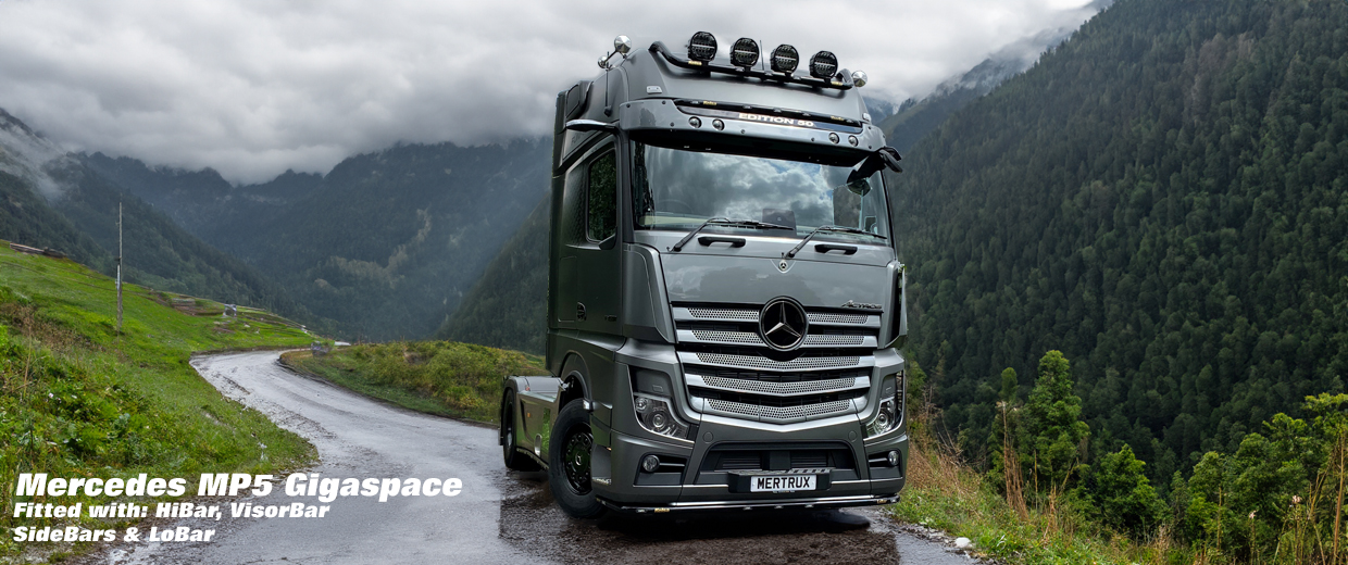 Mercedes Actros MP4 F Liner lo bar - Spot On Truck Bars