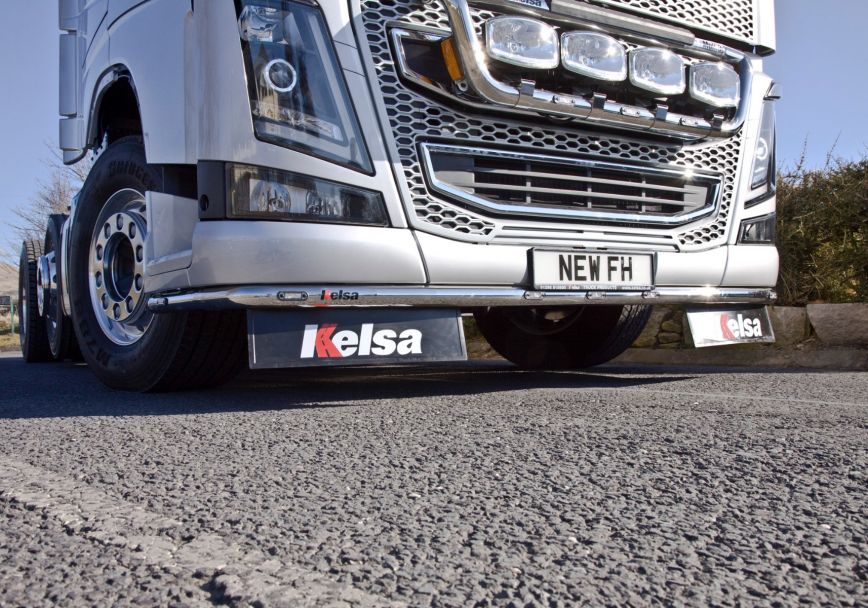 Nerezový rám po nárazník Kelsa LoBar pro  Volvo FH 2013-2020 Globetrotter