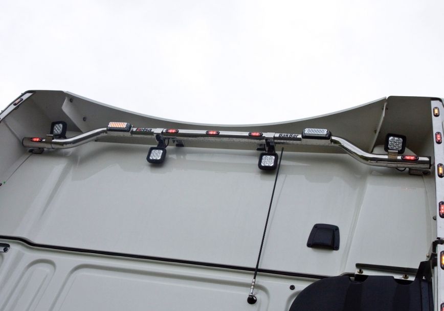 Zadní nerezový rám Kelsa BakBar high-mount pro  DAF XF106 Superspace