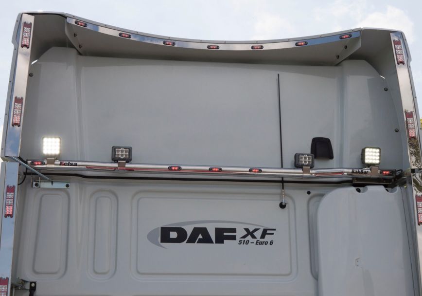 Zadní nerezový rám Kelsa BakBar pro  DAF XF106 Spacecab