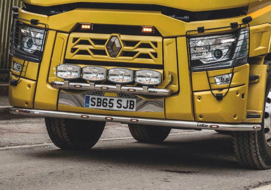 Přední nerezový rám Kelsa MiniBar pro  Renault C Range Standard