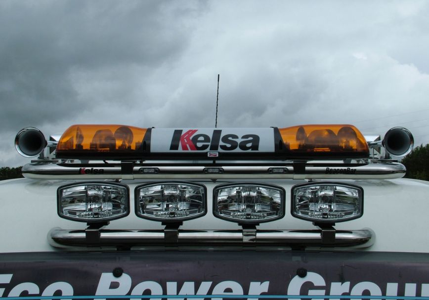 Střešní nerezový rám Kelsa HiBar Visor Mount pro  Man TGX Euro6 XXL