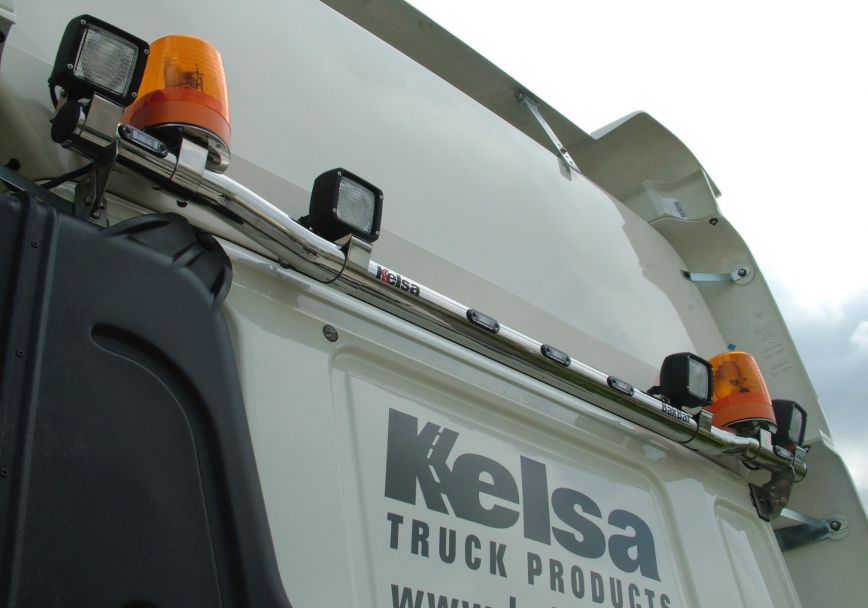 Zadní nerezový rám Kelsa BakBar - low mount pro  DAF CF Euro6 Spacecab