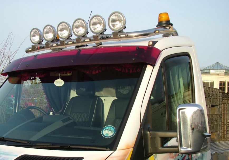 Střešní nerezový rám Kelsa HiBar pro  Mercedes Sprinter 2007-on Nízká střecha