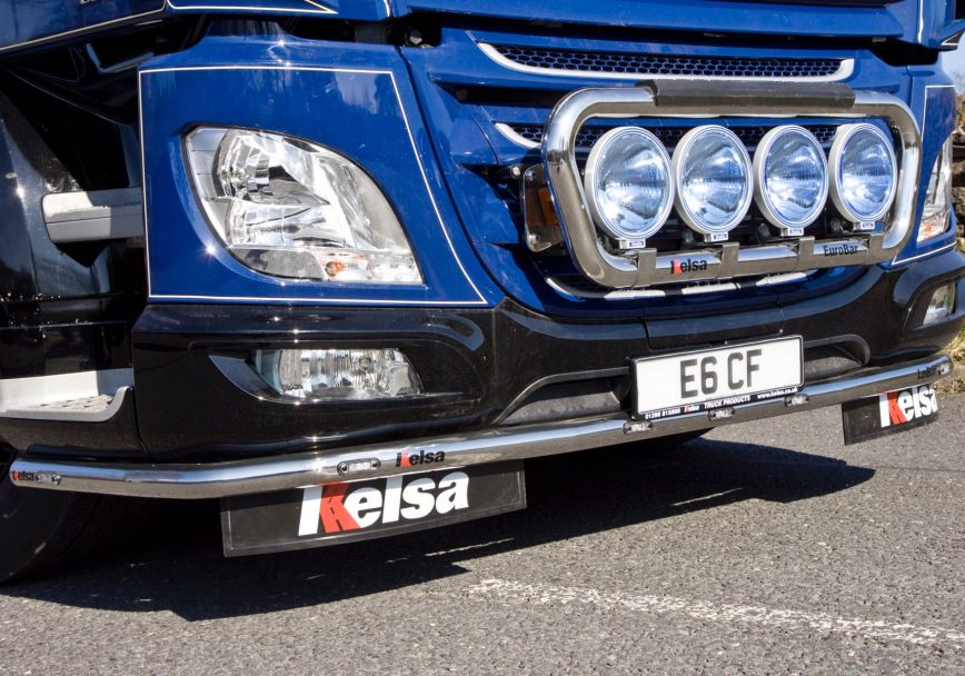 Nerezový rám po nárazník Kelsa LoBar pro  DAF CF Euro6 Spacecab