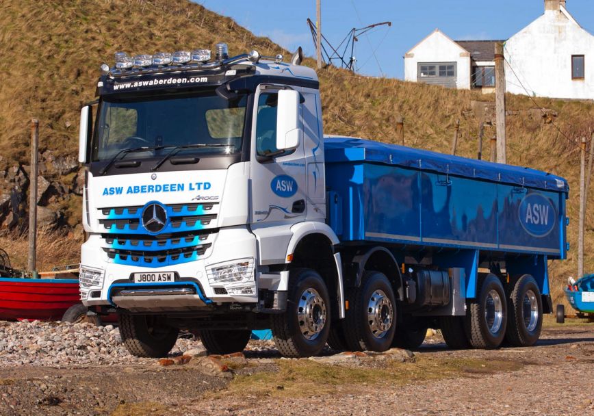Střešní nerezový rám Kelsa HiBar pro  Mercedes Arocs Classic cab