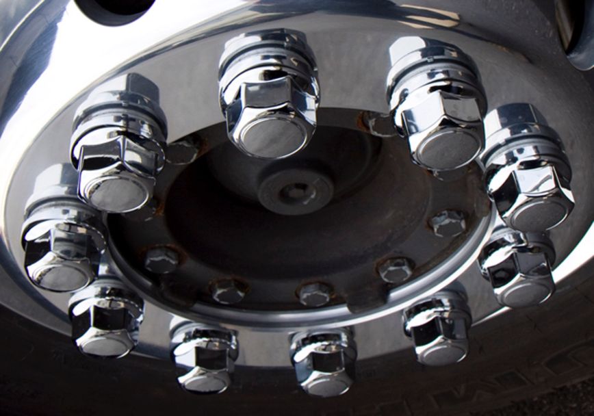 Wheel nut clearance covers