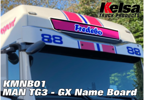 MAN TG3 GX Illuminated Nameboard